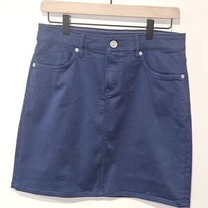 Tommy Bahama Chic Boracay Beach Short Skirt Island Navy Womens Size 4